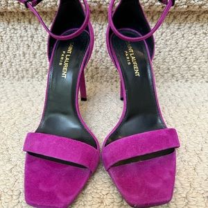 Saint Laurent Lou Lou Heels Pink 37